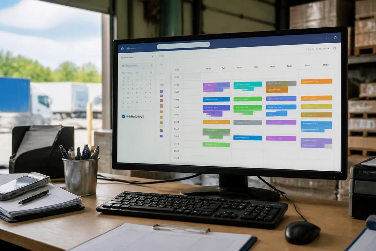 Optidock : logiciel de prise de rendez-vous transporteurs