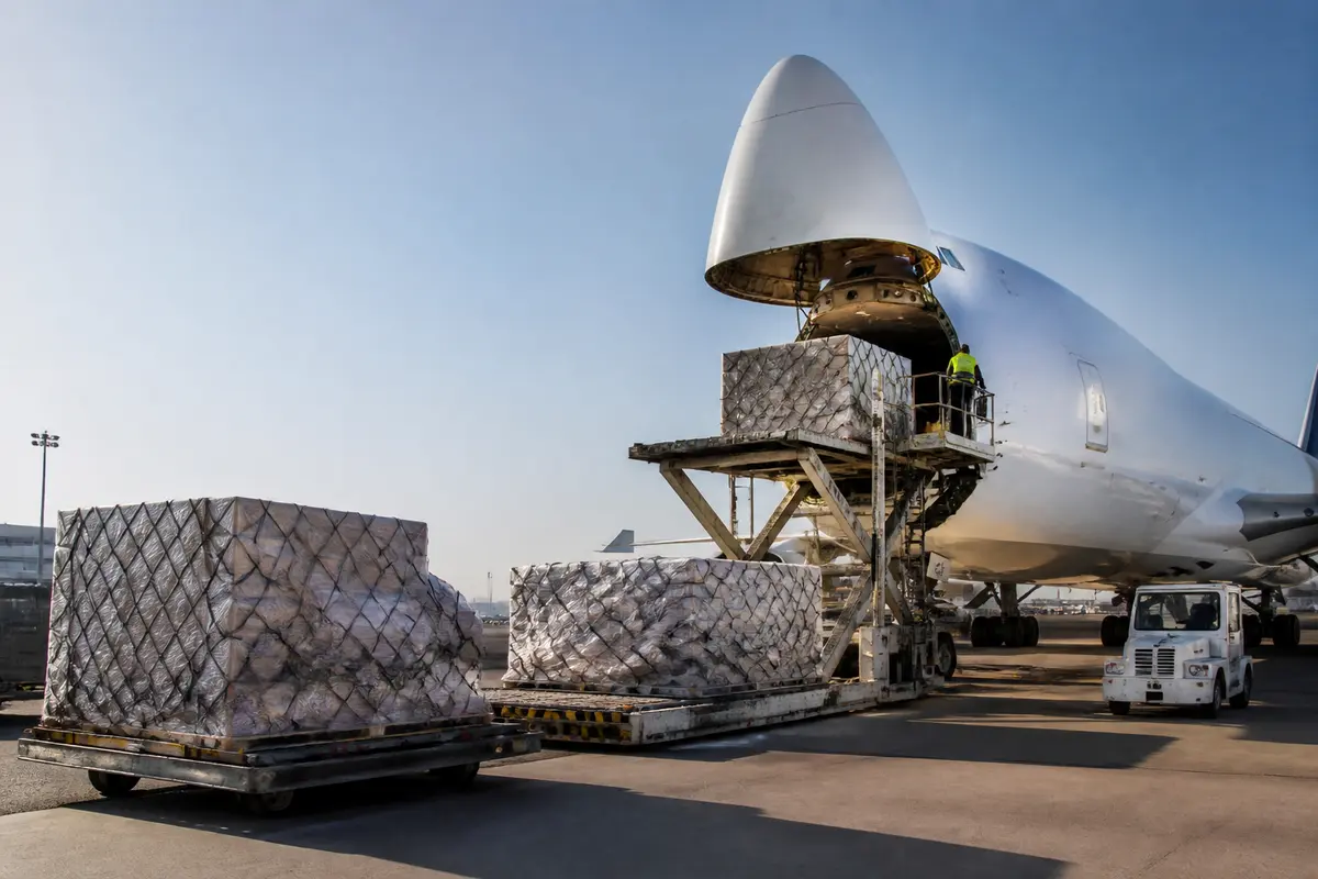 Fret aérien : fonctionnement, tarifs et différences avec le cargo